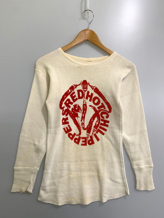 【中古品】【メンズ】  BOOTLEG 80's RED HOT CHILI PEPPERS THERMAL LONG SLEEVE ロングスリーブ カットソー トップス 146-240408-yn-13-min カラー：アイボリー 万代Net店