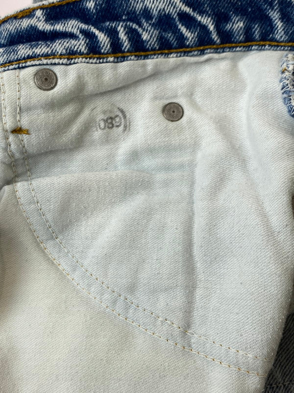 【中古品】【メンズ】 Levi's リーバイス DENIM PANTS ケミカルウォッシュ デニムパンツ オレンジタブボトムス 157-240416-yn-21-min サイズ：W30/L34 カラー：ライトブルー 万代Net店