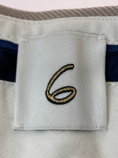 【中古品】【レディース】 6 ROKU BEAUTY&YOUTH TUCK PANTS 8614-202-0126 ロク ビューティーアンドユース トラックパンツ ボトムス 172-240430-yn-17-min サイズ：36 カラー：ベージュ 万代Net店