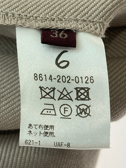 【中古品】【レディース】 6 ROKU BEAUTY&YOUTH TUCK PANTS 8614-202-0126 ロク ビューティーアンドユース トラックパンツ ボトムス 172-240430-yn-17-min サイズ：36 カラー：ベージュ 万代Net店