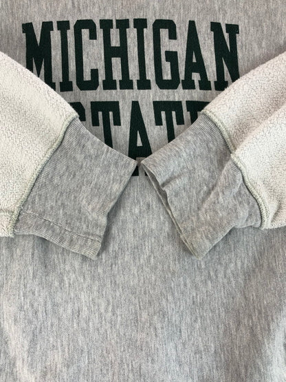 【中古品】【メンズ】 Champion チャンピオン 80'S～90'S REVERSE WEAVE COLLEGE LOGO SWEAT 80年代～90年代 リバース ウィーブ カレッジ ロゴ リメイク スウェット 146-251102-na-02-tag サイズ：XL カラー：グレー 万代Net店