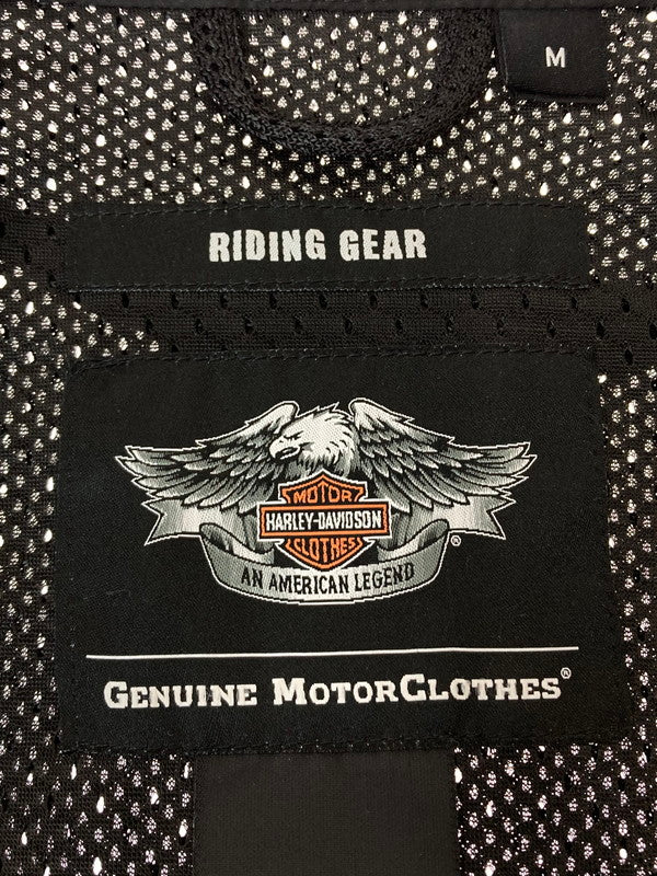 【中古品】【メンズ】 HARLEY DAVIDSON ハーレーダビッドソン BAR & SHIELD LOGO MESH JACKET 98233-13VM メッシュジャケット ライトアウター 145-240409-yn-07-min サイズ：M カラー：ブラック/グレー 万代Net店