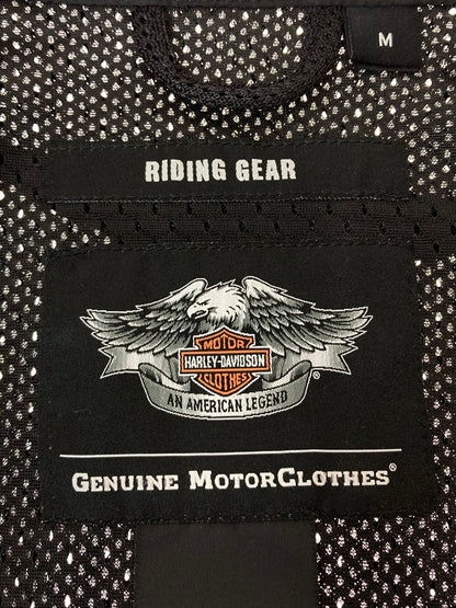 【中古品】【メンズ】 HARLEY DAVIDSON ハーレーダビッドソン BAR & SHIELD LOGO MESH JACKET 98233-13VM メッシュジャケット ライトアウター 145-240409-yn-07-min サイズ：M カラー：ブラック/グレー 万代Net店