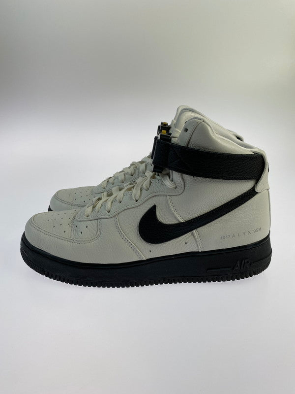 【中古品】【メンズ】 NIKE ナイキ AIR FORCE 1 HI CQ4018-101 エアフォース 1 スニーカー 靴 160-240412-yn-17-min サイズ：28.0cm US10 カラー：WHITE/BLACK-METALLIC SILVER 万代Net店