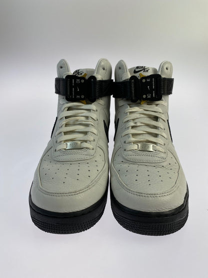 【中古品】【メンズ】 NIKE ナイキ AIR FORCE 1 HI CQ4018-101 エアフォース 1 スニーカー 靴 160-240412-yn-17-min サイズ：28.0cm US10 カラー：WHITE/BLACK-METALLIC SILVER 万代Net店