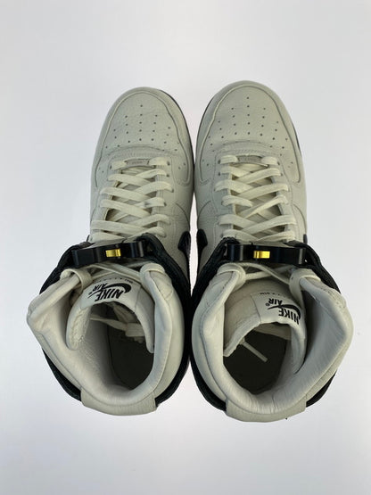 【中古品】【メンズ】 NIKE ナイキ AIR FORCE 1 HI CQ4018-101 エアフォース 1 スニーカー 靴 160-240412-yn-17-min サイズ：28.0cm US10 カラー：WHITE/BLACK-METALLIC SILVER 万代Net店