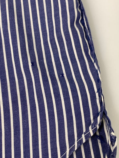 【中古品】【メンズ】  ISSEY MIYAKE COTTON LABEL STRIPE SHIRT イッセイミヤケ バンドカラーストライプシャツ 長袖シャツ トップス 140-240703-yn-05-min カラー：ブルー系/ホワイト 万代Net店