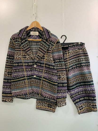 【中古品】【メンズ】 MILK BOY ミルクボーイ ネイティブ柄SET UP メンズ 140-260703-hu-30-min カラー：ブラック/ブラウン/パープル/ベージュ 万代Net店