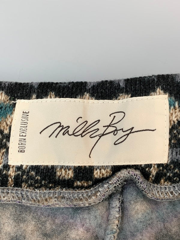 【中古品】【メンズ】 MILK BOY ミルクボーイ ネイティブ柄SET UP メンズ 140-260703-hu-30-min カラー：ブラック/ブラウン/パープル/ベージュ 万代Net店