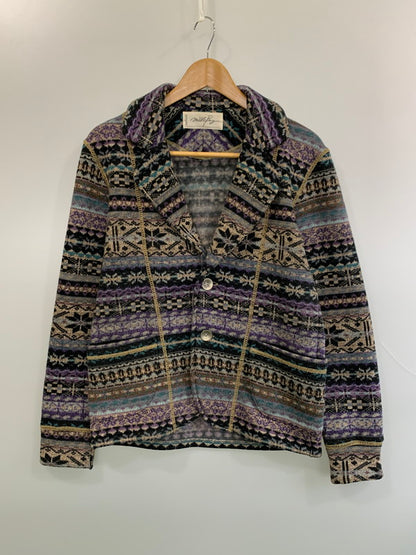 【中古品】【メンズ】 MILK BOY ミルクボーイ ネイティブ柄SET UP メンズ 140-260703-hu-30-min カラー：ブラック/ブラウン/パープル/ベージュ 万代Net店