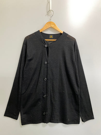 【中古品】【メンズ】 DJANGO ATOUR ジャンゴアトゥール LINEN L S JACKET リネン エルエス ジャケット DT-46 メンズ アウター 145-260702-hu-48-min サイズ：M カラー：ブラック 万代Net店