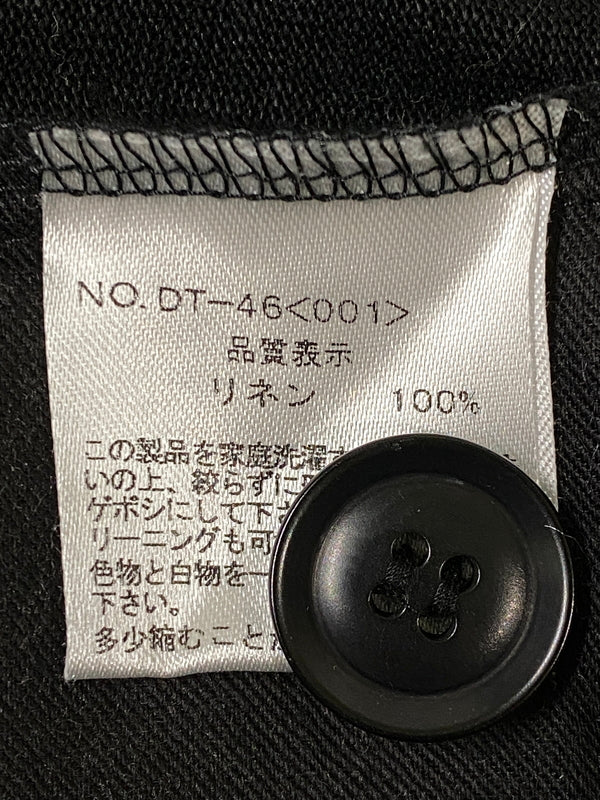 【中古品】【メンズ】 DJANGO ATOUR ジャンゴアトゥール LINEN L S JACKET リネン エルエス ジャケット DT-46 メンズ アウター 145-260702-hu-48-min サイズ：M カラー：ブラック 万代Net店