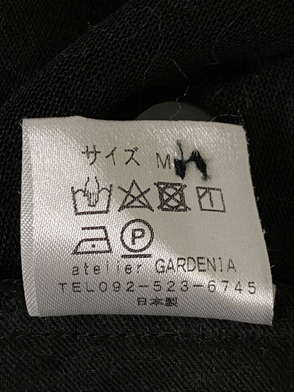 【中古品】【メンズ】 DJANGO ATOUR ジャンゴアトゥール LINEN L S JACKET リネン エルエス ジャケット DT-46 メンズ アウター 145-260702-hu-48-min サイズ：M カラー：ブラック 万代Net店