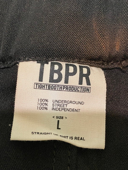 【中古品】【メンズ】  TIGHTBOOTH PRODUCTION TBPR BAGGY SLACKS タイトブース プロダクション バギー スラックス パンツ ボトムス  153-240807-yn-14-min サイズ：L カラー：ブラック 万代Net店