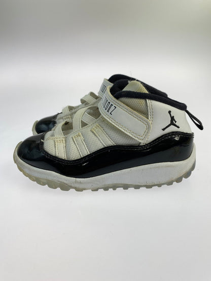 【中古品】【キッズ】 NIKE ナイキ AIR JORDAN 11 RETRO TD 378040-100 エアジョーダン11レトロ TD キッズスニーカー 靴 174-240416-jt-01-min サイズ：US 9C 15cm カラー：BLACK/WHITE 万代Net店