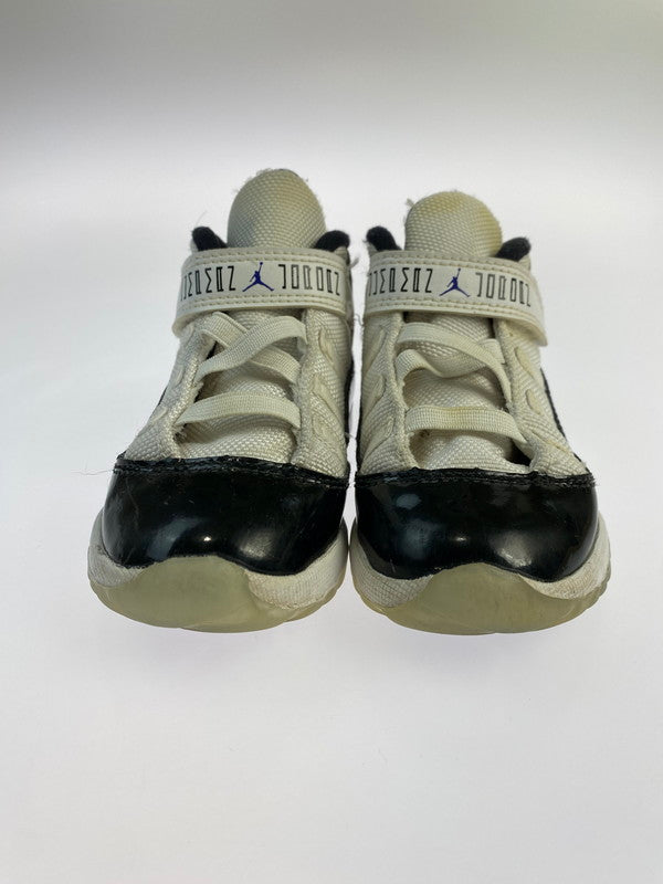 【中古品】【キッズ】 NIKE ナイキ AIR JORDAN 11 RETRO TD 378040-100 エアジョーダン11レトロ TD キッズスニーカー 靴 174-240416-jt-01-min サイズ：US 9C 15cm カラー：BLACK/WHITE 万代Net店