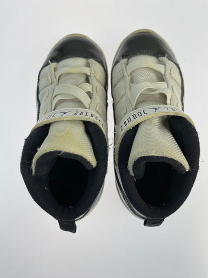 【中古品】【キッズ】 NIKE ナイキ AIR JORDAN 11 RETRO TD 378040-100 エアジョーダン11レトロ TD キッズスニーカー 靴 174-240416-jt-01-min サイズ：US 9C 15cm カラー：BLACK/WHITE 万代Net店