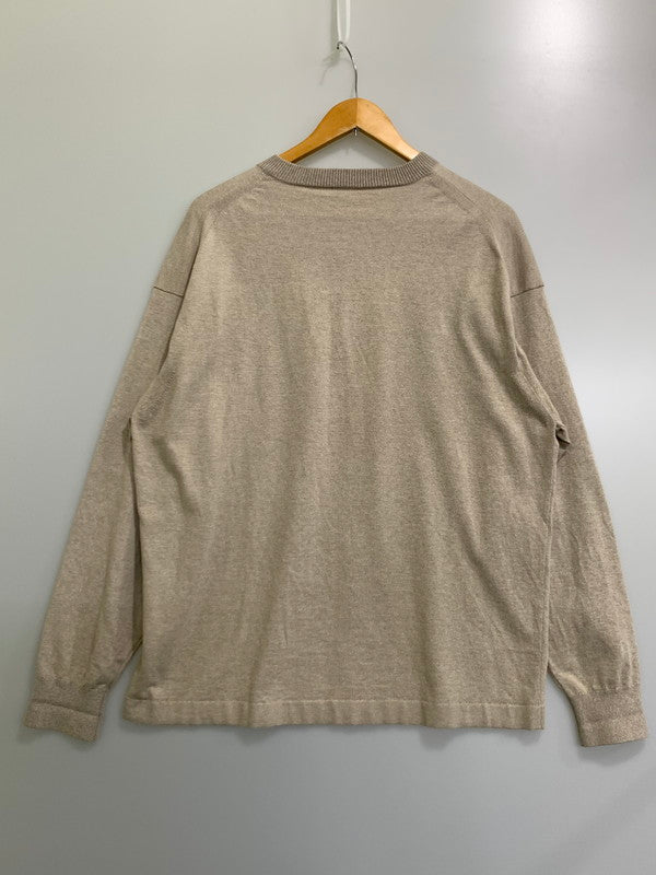 【中古品】【メンズ】 crepuscule クレプスキュール HENRY NECK L/S 2201-005 ヘンリーネック ロングスリーブ トップス 140-240703-yn-09-min サイズ：2 カラー：ベージュ 万代Net店