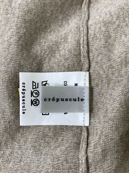 【中古品】【メンズ】 crepuscule クレプスキュール HENRY NECK L/S 2201-005 ヘンリーネック ロングスリーブ トップス 140-240703-yn-09-min サイズ：2 カラー：ベージュ 万代Net店