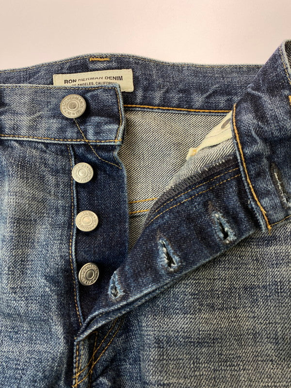 【中古品】【メンズ】  RON HERMAN DENIM DENIM PANTS 5220600581836 ロンハーマンデニム デニムパンツ USA製 ボトムス  152-240416-yn-03-min サイズ：W29/L33 カラー：インディゴ 万代Net店