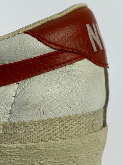 【中古品】【メンズ/レディース】 VINTAGE NIKE 70S BRUIN LEATHER 韓国製 観賞用 79年製 91202 SHI ヴィンテージ ナイキ ブルインレザー スニーカー 靴 160-240415-jt-15-min サイズ：6 カラー：ホワイト／レッド 万代Net店