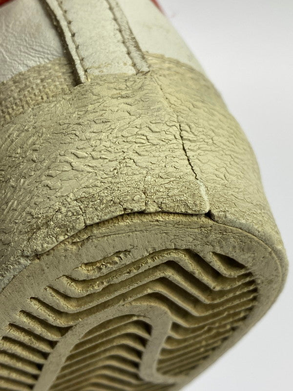 【中古品】【メンズ/レディース】 VINTAGE NIKE 70S BRUIN LEATHER 韓国製 観賞用 79年製 91202 SHI ヴィンテージ ナイキ ブルインレザー スニーカー 靴 160-240415-jt-15-min サイズ：6 カラー：ホワイト／レッド 万代Net店