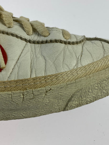 【中古品】【メンズ/レディース】 VINTAGE NIKE 70S BRUIN LEATHER 韓国製 観賞用 79年製 91202 SHI ヴィンテージ ナイキ ブルインレザー スニーカー 靴 160-240415-jt-15-min サイズ：6 カラー：ホワイト／レッド 万代Net店