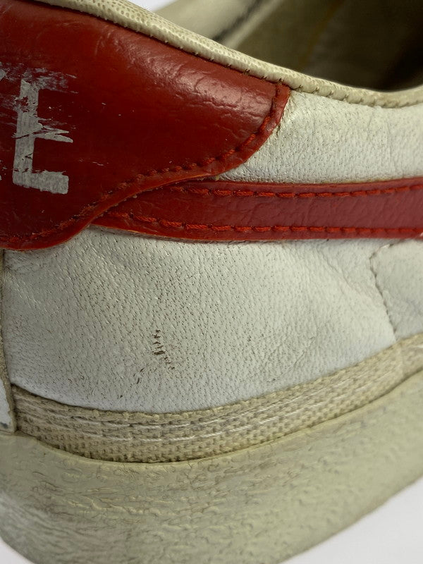 【中古品】【メンズ/レディース】  VINTAGE NIKE 70S BRUIN LEATHER 韓国製 観賞用 79年製 91202 SHI ヴィンテージ ナイキ ブルインレザー スニーカー 靴 160-240415-jt-15-min サイズ：6 カラー：ホワイト／レッド 万代Net店