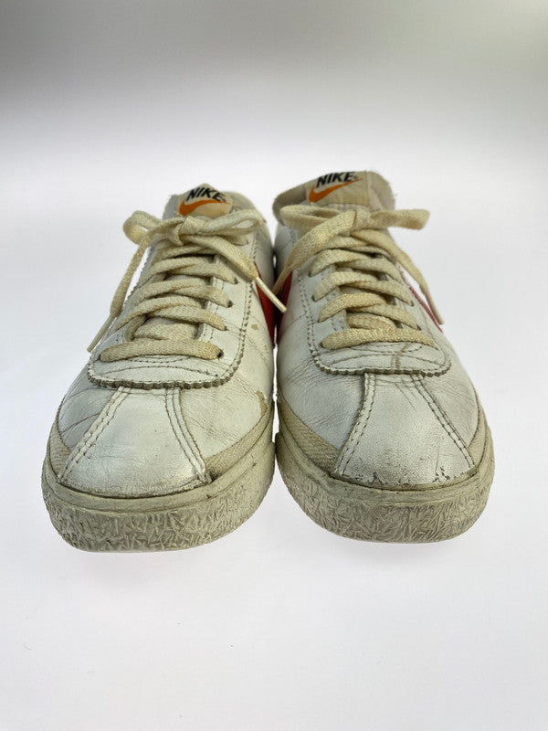 【中古品】【メンズ/レディース】  VINTAGE NIKE 70S BRUIN LEATHER 韓国製 観賞用 79年製 91202 SHI ヴィンテージ ナイキ ブルインレザー スニーカー 靴 160-240415-jt-15-min サイズ：6 カラー：ホワイト／レッド 万代Net店