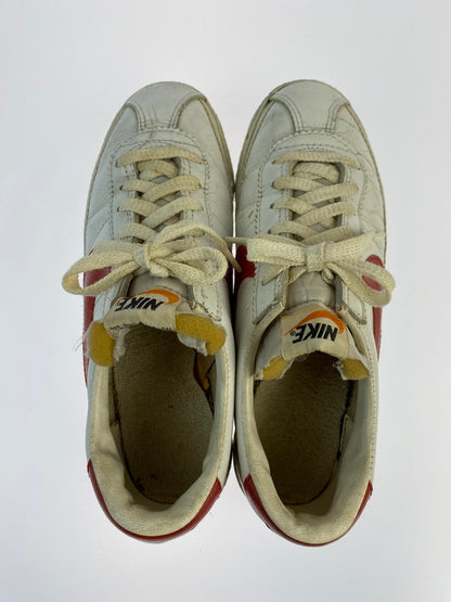 【中古品】【メンズ/レディース】 VINTAGE NIKE 70S BRUIN LEATHER 韓国製 観賞用 79年製 91202 SHI ヴィンテージ ナイキ ブルインレザー スニーカー 靴 160-240415-jt-15-min サイズ：6 カラー：ホワイト／レッド 万代Net店