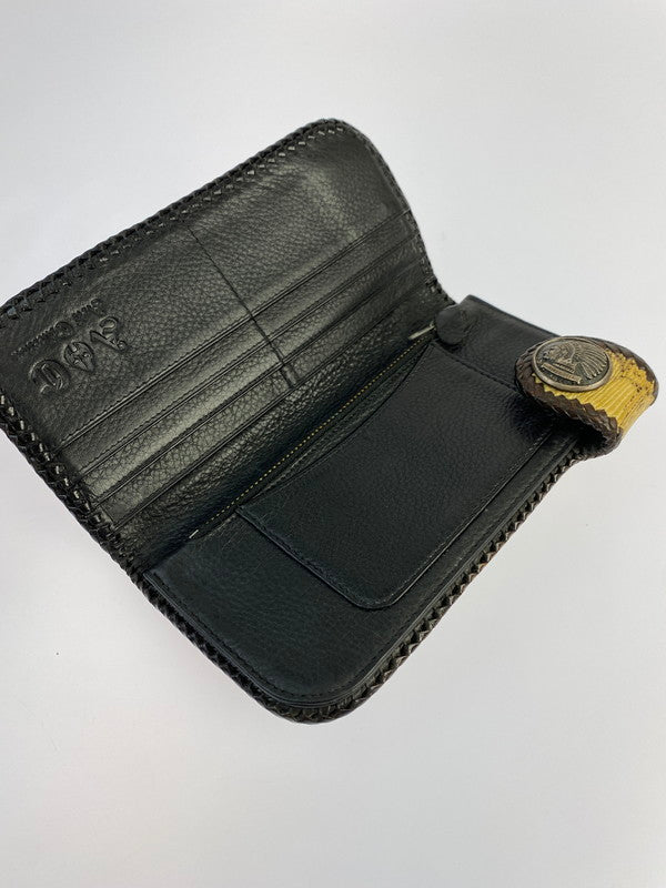 【中古品】【メンズ】  ARIF COLLECTION アリフコレクション LEATHER LONG WALLET レザーロングウォレット サイフ 財布 200-240416-AB-1-min 万代Net店