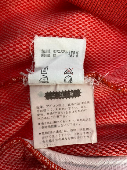 【中古品】【メンズ】 CLUB ADIDAS クラブ アディダス ACB-396 デサント期 80S HALF ZIP PARKA 1980年代 ハーフジップパーカー メンズ パーカー トップス 146-260410-KS-10-min カラー：レッド/ライトブルー 万代Net店