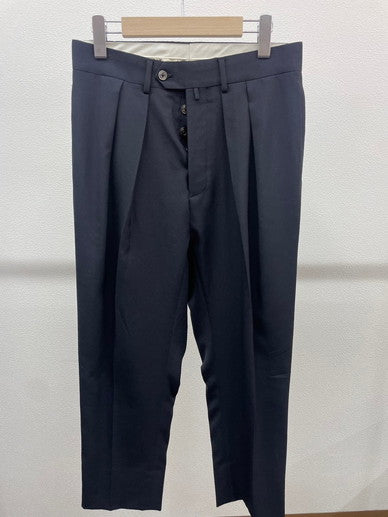 【中古品】【メンズ】  NEAT TAPERED PANTS テーパードパンツ  151-240918-NK-1-yok サイズ：44 カラー：ネイビー系 万代Net店