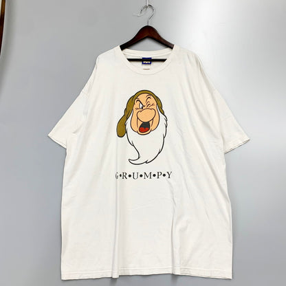 【中古品】【メンズ】  DISNEY CLASSICS ディズニー クラシック 00’S GRUMPY TEE グランピー Tシャツ 半袖 トップス 146-240622-mm-23-izu サイズ：サイズ不明 カラー：ホワイト 白 万代Net店