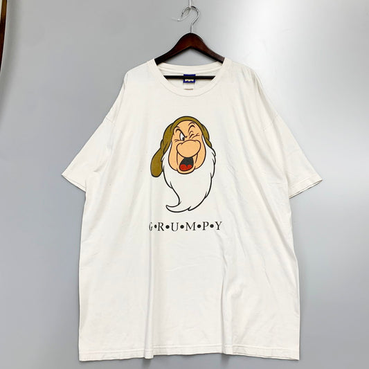 【中古品】【メンズ】  DISNEY CLASSICS ディズニー クラシック 00’S GRUMPY TEE グランピー Tシャツ 半袖 トップス 146-240622-mm-23-izu サイズ：サイズ不明 カラー：ホワイト 白 万代Net店