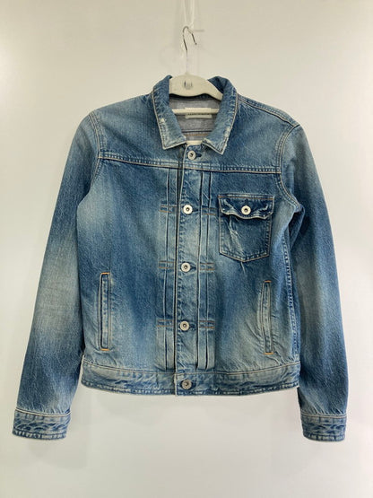 【中古品】【レディース】 UPPER HIGHTS DENIM JACKET 187701 アッパーハイツ デニムジャケット アウター 170-240424-yn-19-min サイズ：1 カラー：インディゴ 万代Net店