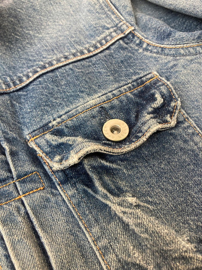 【中古品】【レディース】 UPPER HIGHTS DENIM JACKET 187701 アッパーハイツ デニムジャケット アウター 170-240424-yn-19-min サイズ：1 カラー：インディゴ 万代Net店