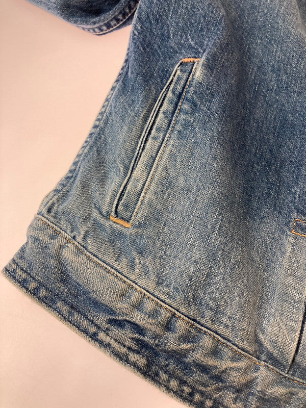 【中古品】【レディース】 UPPER HIGHTS DENIM JACKET 187701 アッパーハイツ デニムジャケット アウター 170-240424-yn-19-min サイズ：1 カラー：インディゴ 万代Net店