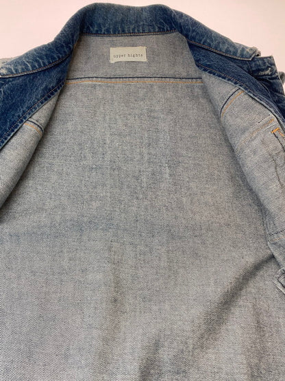 【中古品】【レディース】 UPPER HIGHTS DENIM JACKET 187701 アッパーハイツ デニムジャケット アウター 170-240424-yn-19-min サイズ：1 カラー：インディゴ 万代Net店