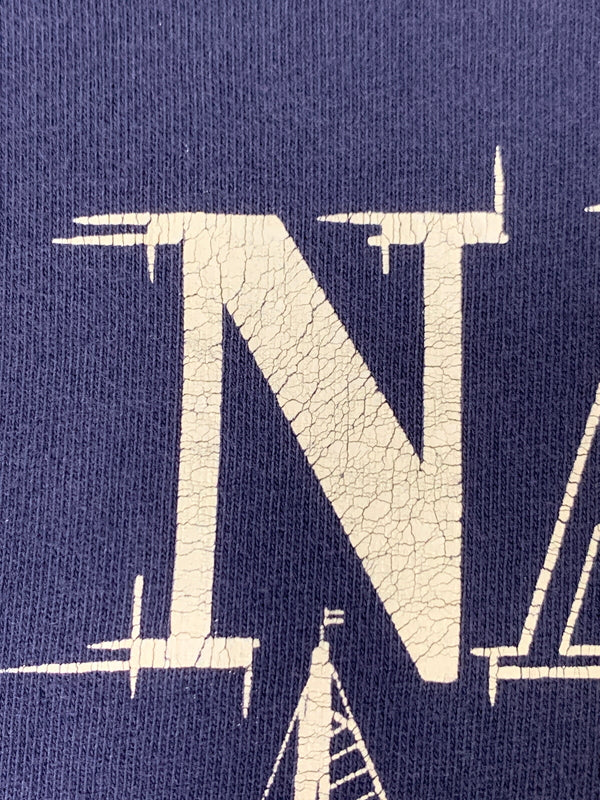 【現状渡し品】【メンズ】 NAUTICA ノーティカ AMERICAN YACHTING S/S TEE ショートスリーブTシャツ 半袖Tシャツ USA製 トップス 146-260617-yn-14-min サイズ：XL カラー：ネイビー 万代Net店