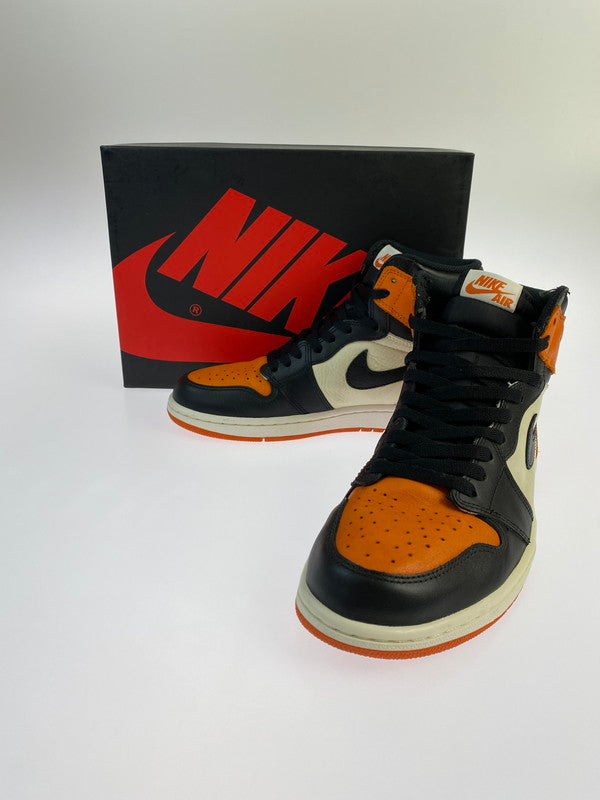 【中古品】【メンズ】 NIKE ナイキ AIR JORDAN 1 RETRO HIGH OG 555088-005 エア ジョーダン 1 レトロ ハイ オリジナル スニーカー 靴 160-240420-yn-01-min サイズ：27.0cm US9 カラー：BLACK/STARFISH-SAIL 万代Net店