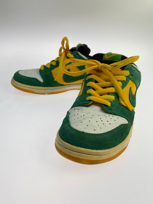 【中古品】【メンズ】 NIKE ナイキ DUNK LOW PRO SB 304292-132 ダンク ロー プロ エスビー スニーカー 靴 160-240420-yn-06-min サイズ：27.5cm US9.5 カラー：WHITE/CLASSIC GREEN-DEL SOL 万代Net店