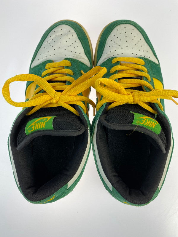 【中古品】【メンズ】 NIKE ナイキ DUNK LOW PRO SB 304292-132 ダンク ロー プロ エスビー スニーカー 靴 160-240420-yn-06-min サイズ：27.5cm US9.5 カラー：WHITE/CLASSIC GREEN-DEL SOL 万代Net店