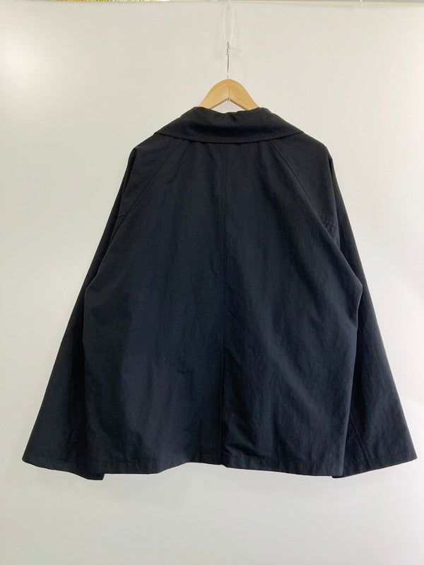 【中古品】【メンズ】 BLANC YM 23SS NYLON OVERSIZE WELT POCKET JKT ブラン ワイエム ナイロン オーバーサイズ ウェルトポケット ジャケット ライトアウター 140-240420-yn-25-min サイズ：S カラー：ブラック 万代Net店