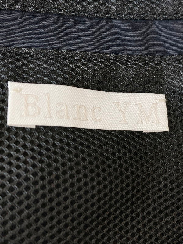 【中古品】【メンズ】  BLANC YM 23SS NYLON OVERSIZE WELT POCKET JKT ブラン ワイエム ナイロン オーバーサイズ ウェルトポケット ジャケット ライトアウター 140-240420-yn-25-min サイズ：S カラー：ブラック 万代Net店