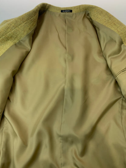 【中古品】【メンズ】 O.HENRY オーヘンリー WOOL TAILORED JACKET ウール テーラード ジャケット アウター 146-260619-jt-29-min サイズ：M カラー：マスタード 万代Net店
