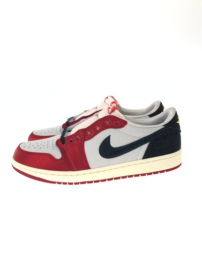 【中古美品】【メンズ】 NIKE ナイキ × TROPHY ROOM トロフィールーム 別注 コラボ AIR JORDAN 1 LOW OG FN0432-100 エアージョーダン1 ロー オリジナル スニーカー 靴 160-241212-SY-01-iwa サイズ：28.0cm カラー：SAIL/BLACK-VARSITY RED-MUSLIN 万代Net店
