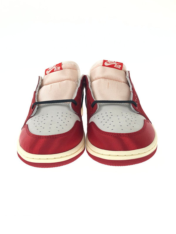 【中古美品】【メンズ】 NIKE ナイキ × TROPHY ROOM トロフィールーム 別注 コラボ AIR JORDAN 1 LOW OG FN0432-100 エアージョーダン1 ロー オリジナル スニーカー 靴 160-241212-SY-01-iwa サイズ：28.0cm カラー：SAIL/BLACK-VARSITY RED-MUSLIN 万代Net店