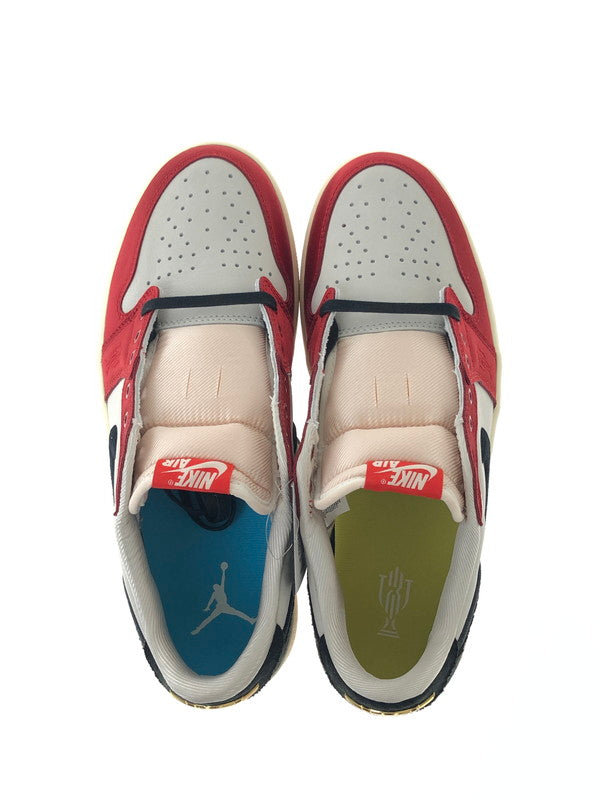 【中古美品】【メンズ】 NIKE ナイキ × TROPHY ROOM トロフィールーム 別注 コラボ AIR JORDAN 1 LOW OG FN0432-100 エアージョーダン1 ロー オリジナル スニーカー 靴 160-241212-SY-01-iwa サイズ：28.0cm カラー：SAIL/BLACK-VARSITY RED-MUSLIN 万代Net店