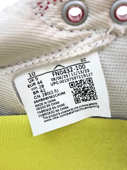 【中古美品】【メンズ】 NIKE ナイキ × TROPHY ROOM トロフィールーム 別注 コラボ AIR JORDAN 1 LOW OG FN0432-100 エアージョーダン1 ロー オリジナル スニーカー 靴 160-241212-SY-01-iwa サイズ：28.0cm カラー：SAIL/BLACK-VARSITY RED-MUSLIN 万代Net店